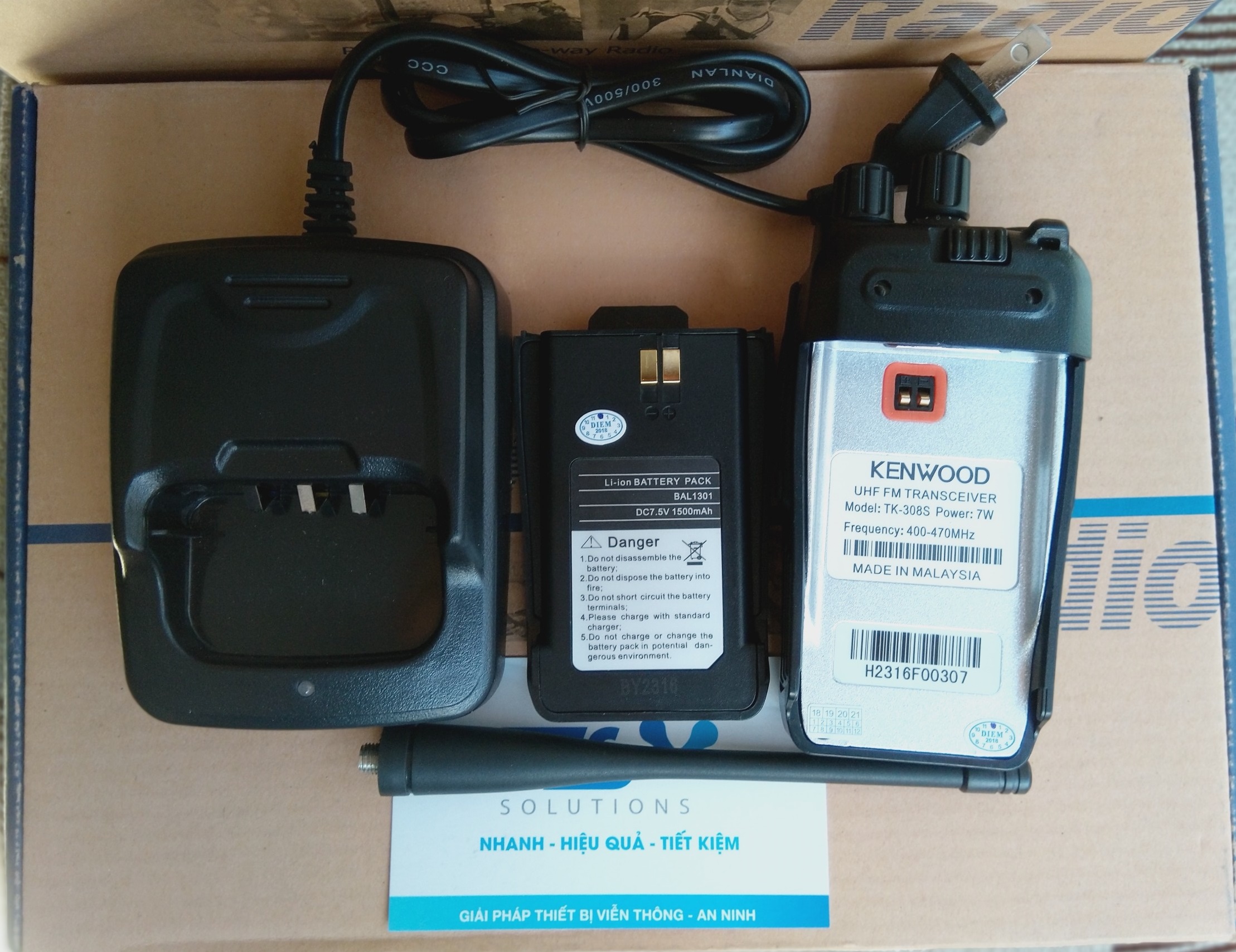 bộ đàm kenwood tk 308s